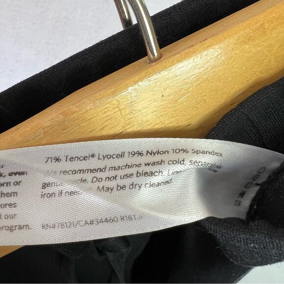 Eileen Fisher Pants Womens Size P S Drawstring Black Ankle Casual - Picture 10 of 16